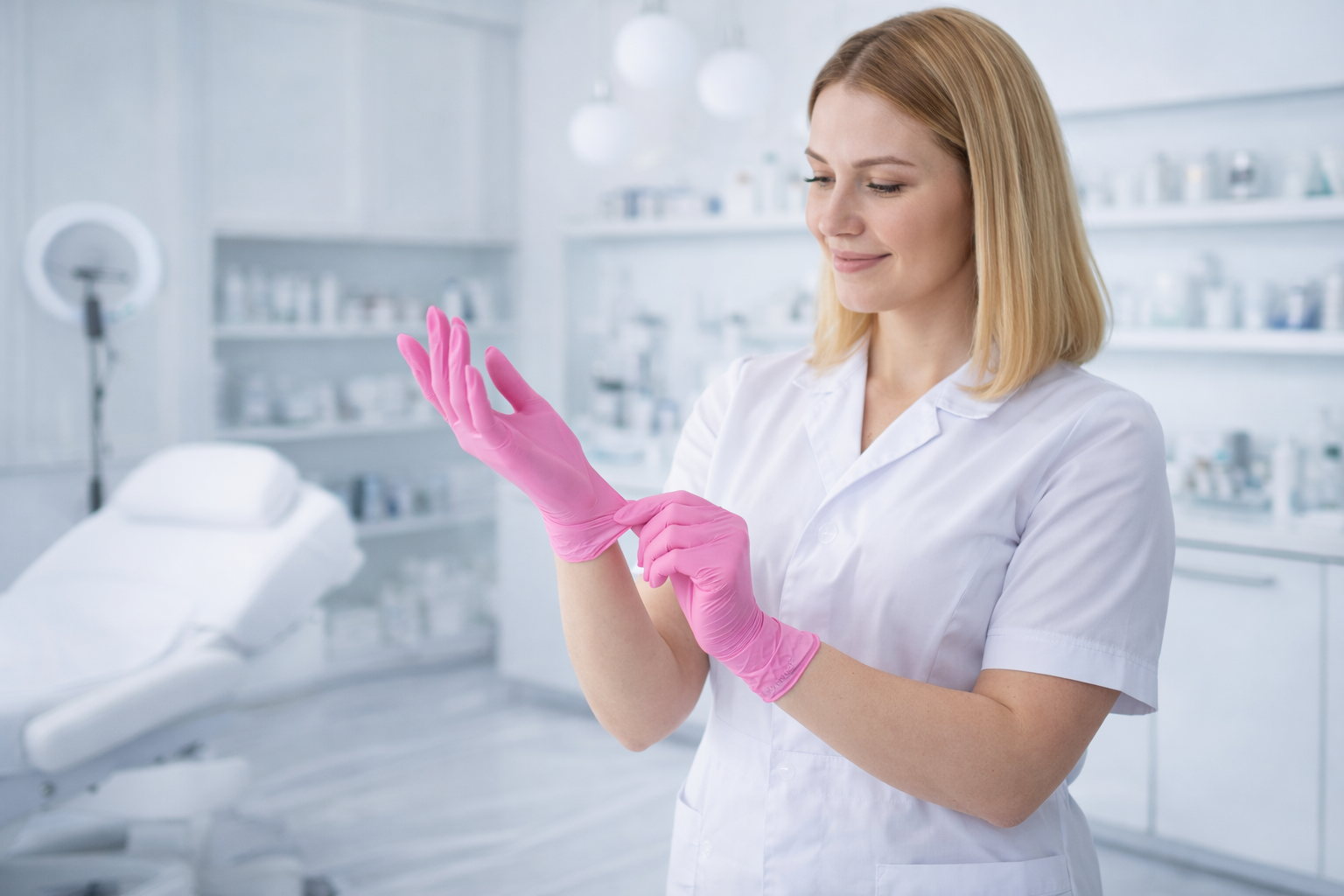 перчатки для косметологии